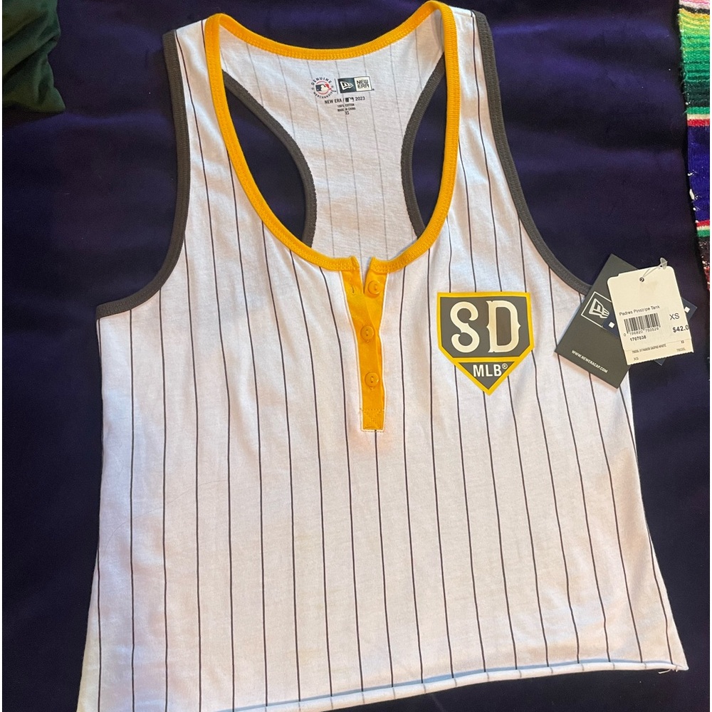 San Diego Padres cropped tank top.